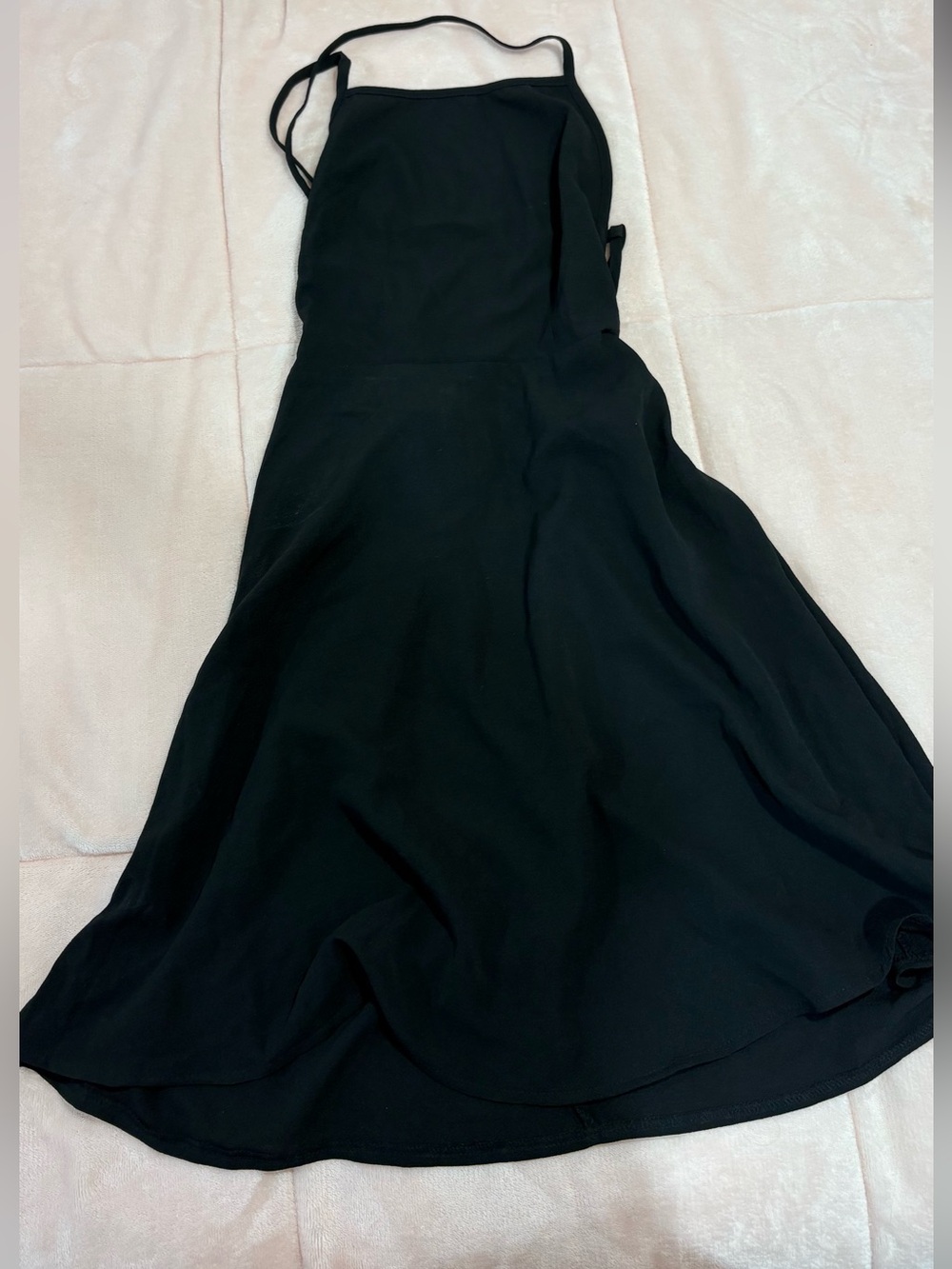 Black Spaghetti-Strap Women’s Dress